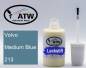 Preview: Volvo, Medium Blue, 213: 20ml Lackstift, von ATW Autoteile West.